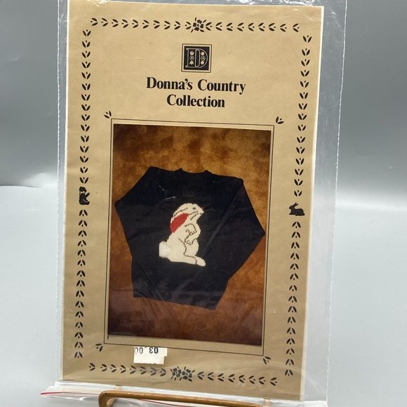 UNUSED Vintage Donna's Country Collection Sewing Pattern, Bunny Rabbit Duplicate - Picture 1 of 1